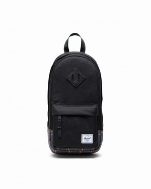 Bolsas Crossbody Herschel Heritage Pretas | SOFX83469