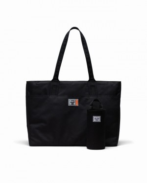 Bolsas Tote Herschel Alexander Zip - Large | Insulated Pretas | SLVD49837