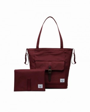Bolsas Tote Herschel Retreat™ Diaper Vermelhas | HPLF18574