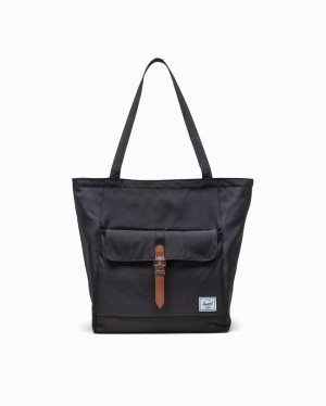 Bolsas Tote Herschel Retreat Pretas | RLCO38079