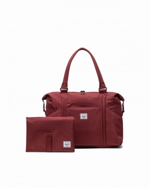 Bolsas Tote Herschel Strand Duffle Diaper Vermelhas | AQWS63541