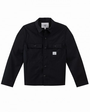 Camisas Herschel Camp Pretas | ZBFR81524