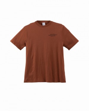 Camiseta Herschel Logo Marrom | JECM13024