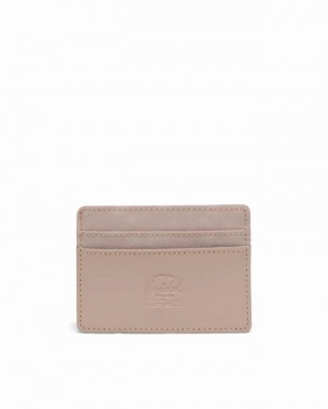 Carteiras Herschel Charlie Cardholder Luz Cinzentas Marrom | HMSF90827