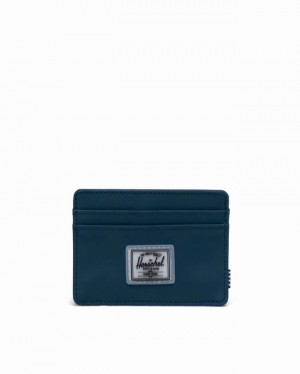 Carteiras Herschel Charlie | Weather Resistant Azuis | YWXV54978
