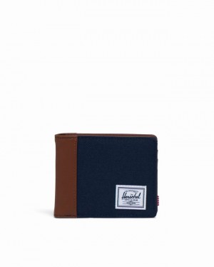 Carteiras Herschel Hank Azul Marinho Marrom | GDYZ59761
