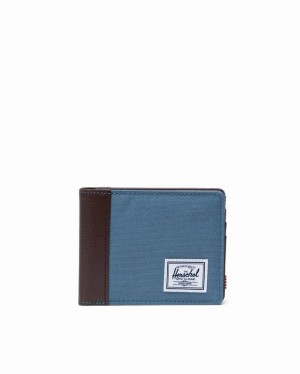 Carteiras Herschel Hank Cinzentas Azuis Cafes | IBLQ40891