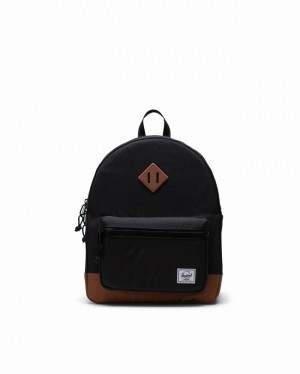 Mochilas Herschel Heritage Pretas Marrom | MITP38015