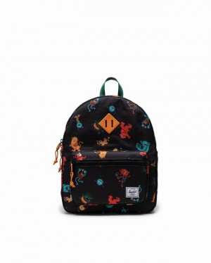 Mochilas Herschel Heritage Pretas | CPXY26053