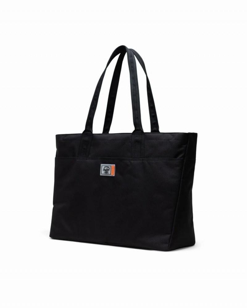 Bolsas Tote Herschel Alexander Zip - Large | Insulated Pretas | SLVD49837