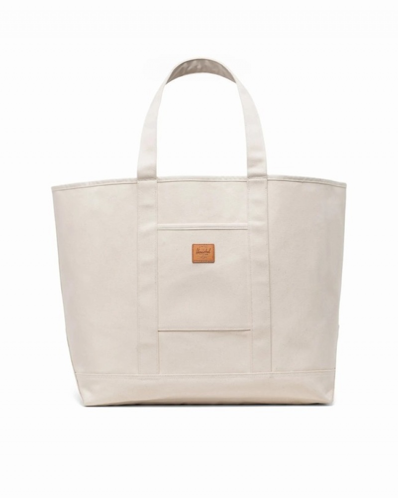 Bolsas Tote Herschel Bamfield | Heavyweight Lona Bege | RBOX12654