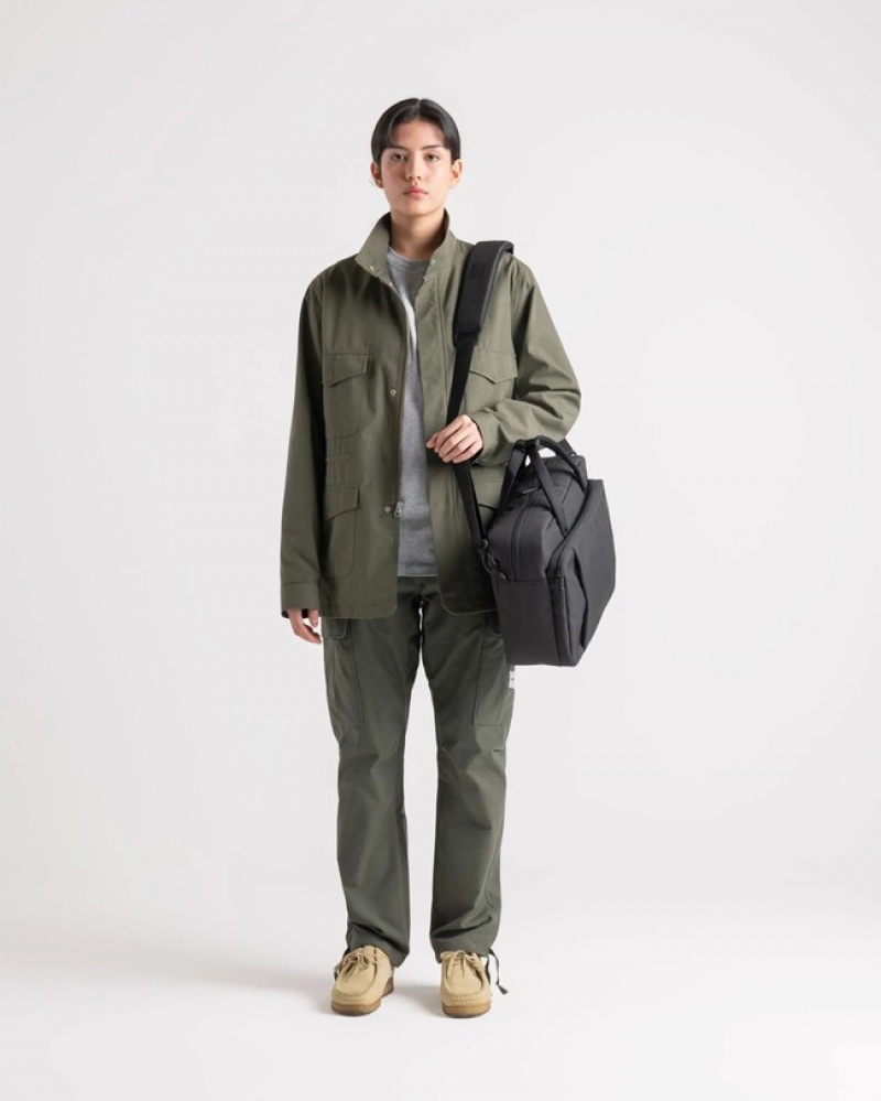 Bolsas Tote Herschel Gibson Messenger Tech Luz Cinzentas | QOYX70562