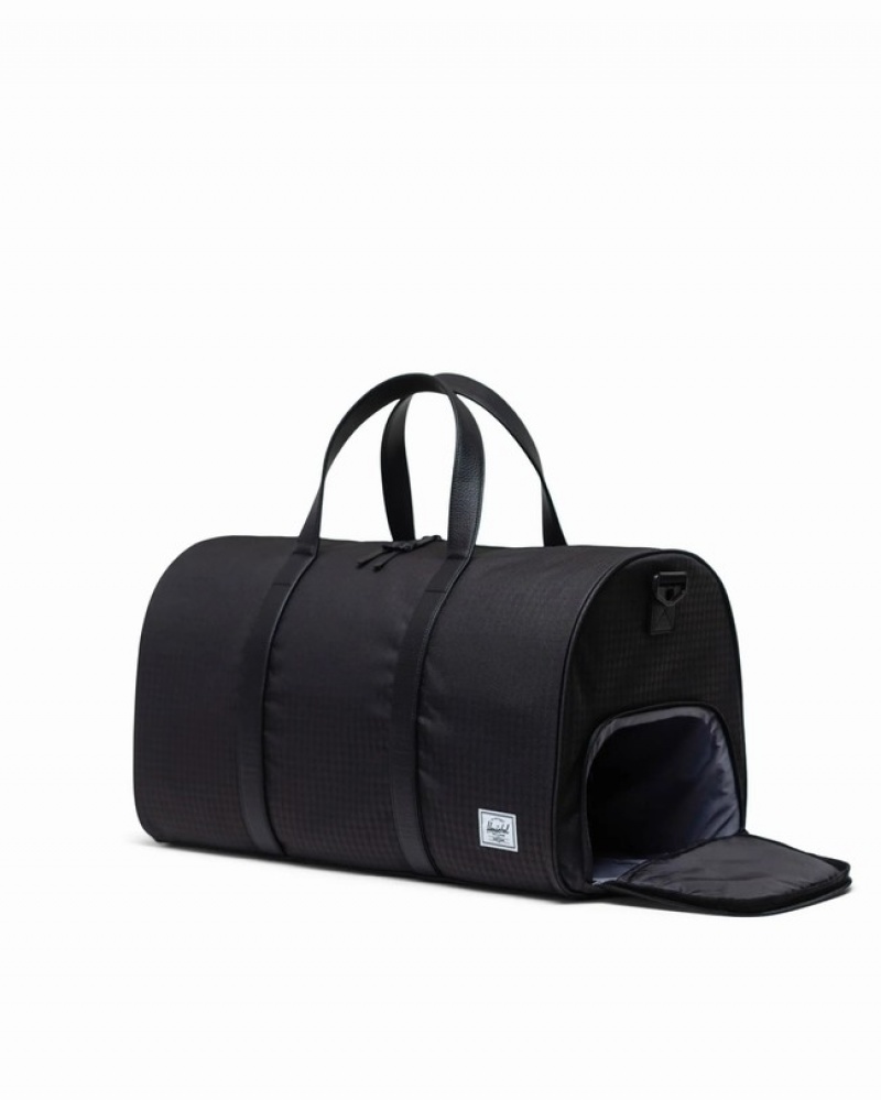 Bolsas Tote Herschel Novel Duffle Pretas | LGZU90732