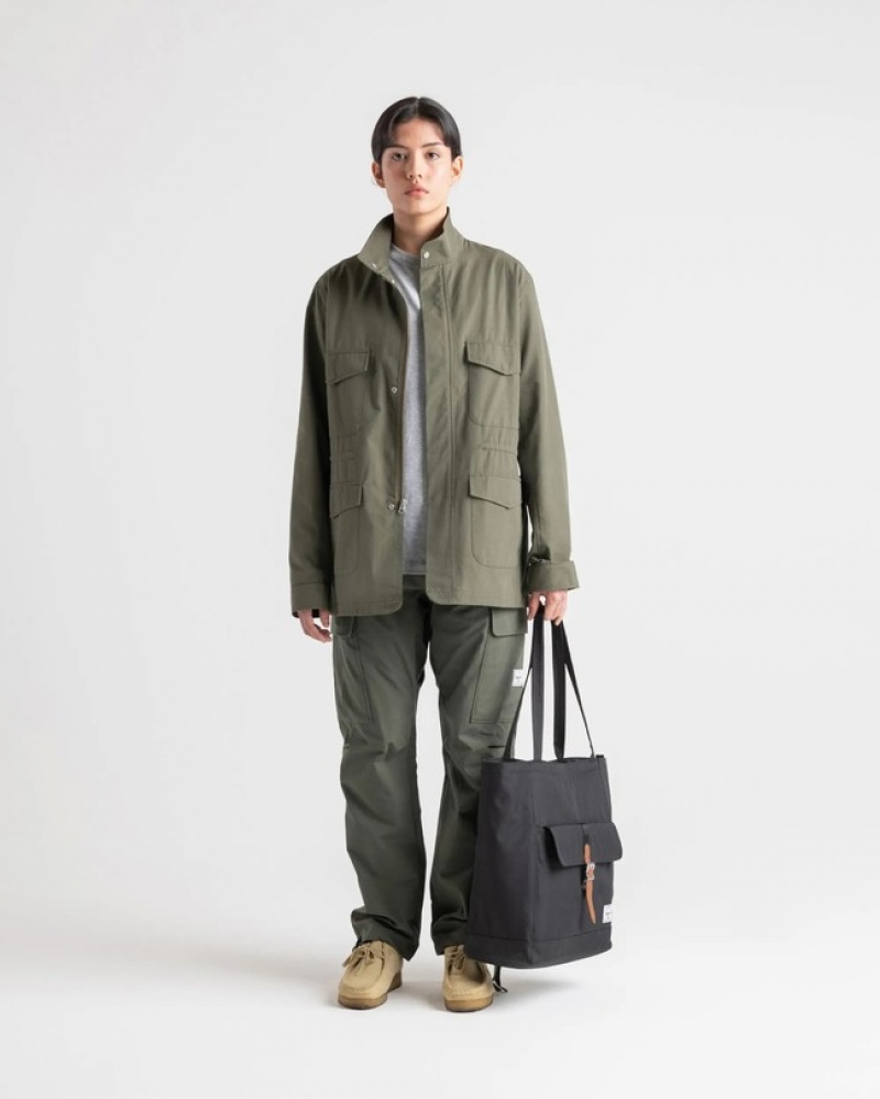 Bolsas Tote Herschel Retreat Pretas | RLCO38079