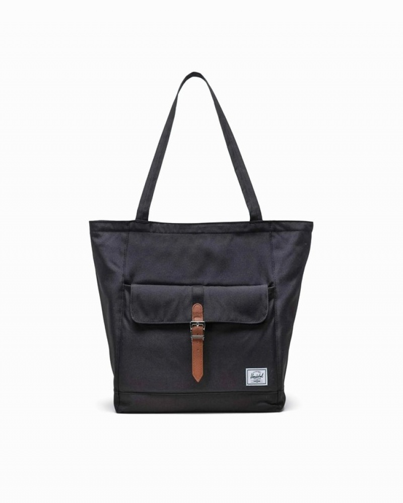 Bolsas Tote Herschel Retreat Pretas | RLCO38079