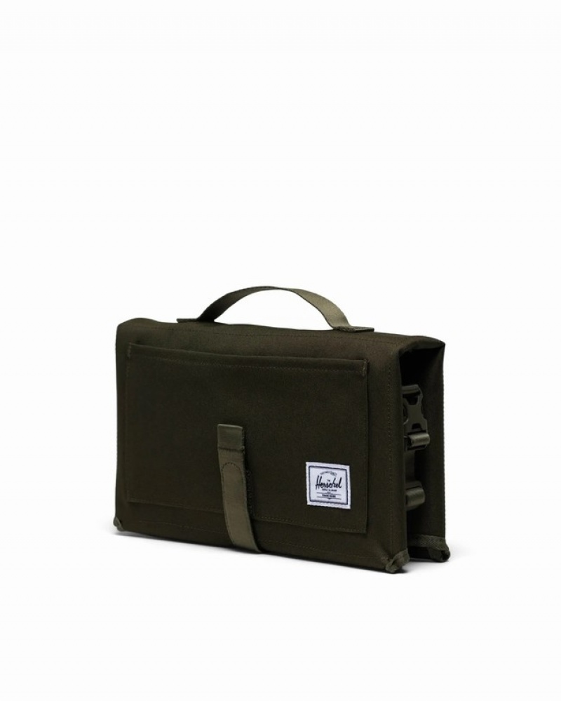 Bolsas Tote Herschel Sprout Change Mat Verdes Escuro | SBOX62739