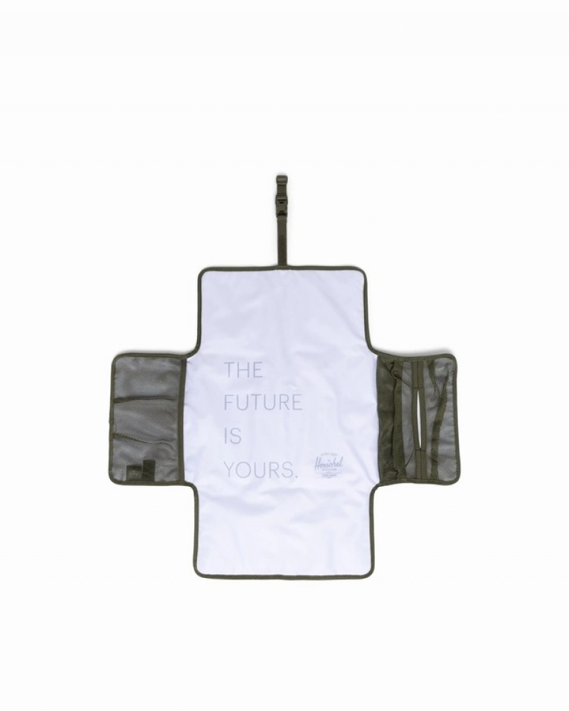 Bolsas Tote Herschel Sprout Change Mat Verdes Escuro | SBOX62739