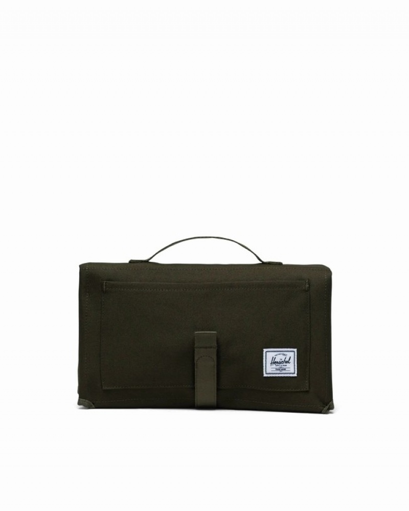 Bolsas Tote Herschel Sprout Change Mat Verdes Escuro | SBOX62739
