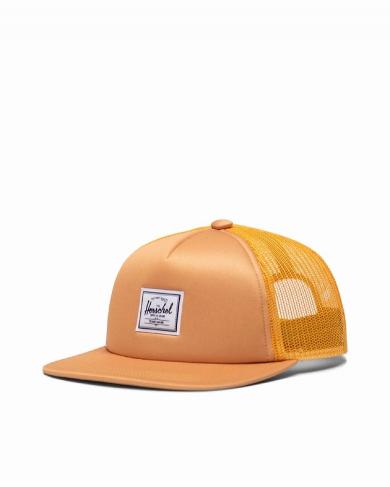 Boné Herschel Whaler Mesh Laranja Douradas | TEVC36847