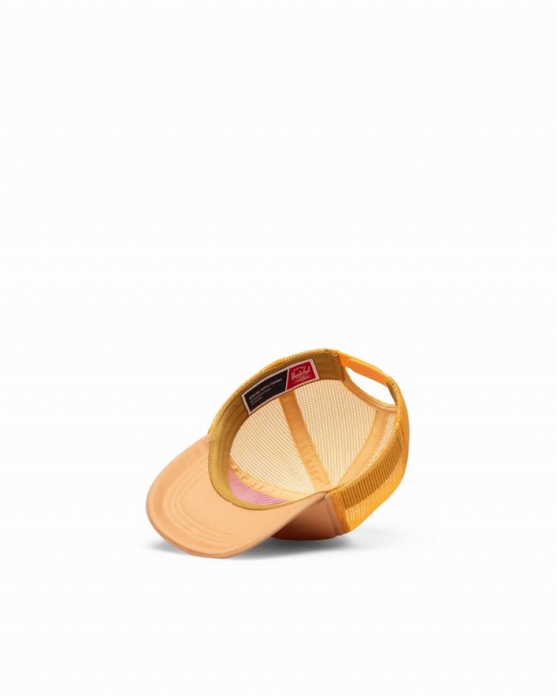 Boné Herschel Whaler Mesh Laranja Douradas | YCOF45078
