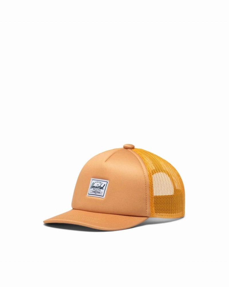 Boné Herschel Whaler Mesh Laranja Douradas | YCOF45078