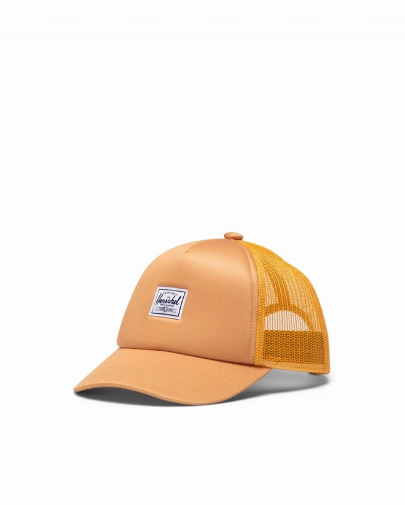 Boné Herschel Whaler Mesh Laranja Douradas | LVTO37654
