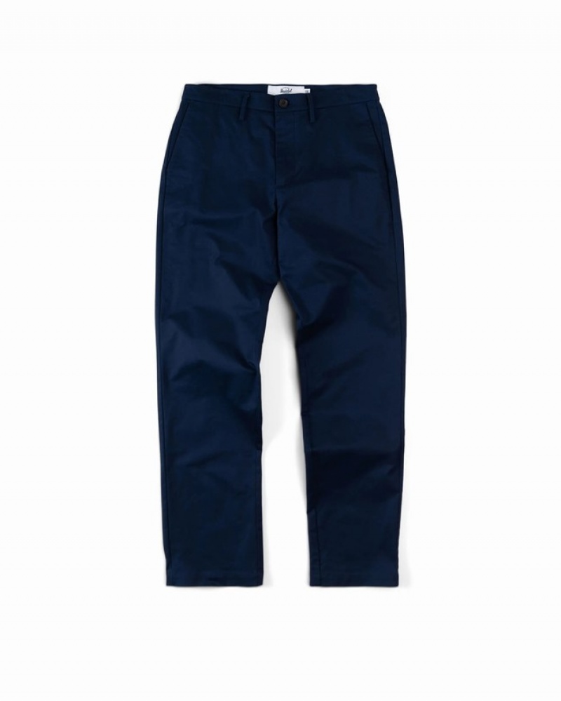 Calças Herschel Chino Azul Marinho | AOBG20356