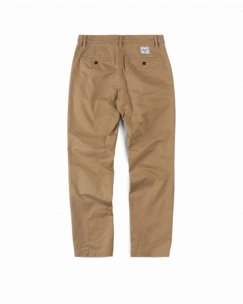 Calças Herschel Chino Caqui | QADZ84503