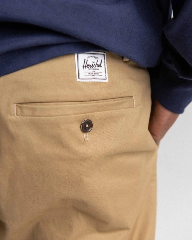 Calças Herschel Chino Caqui | QADZ84503