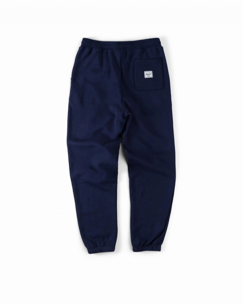 Calças Herschel Sweatpant Azul Marinho | PSIK09316