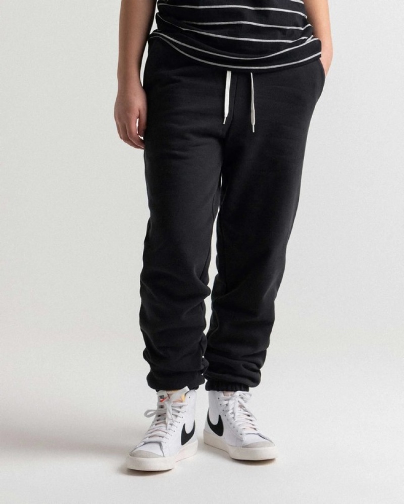 Calças Herschel Sweatpant Pretas | BOJF62134