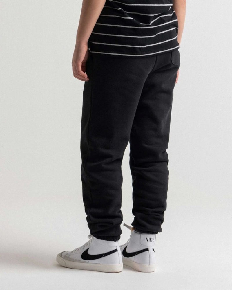 Calças Herschel Sweatpant Pretas | BOJF62134