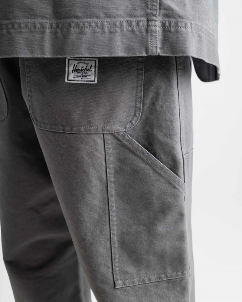 Calças Herschel Trabalho Cinzentas | VAGD94805
