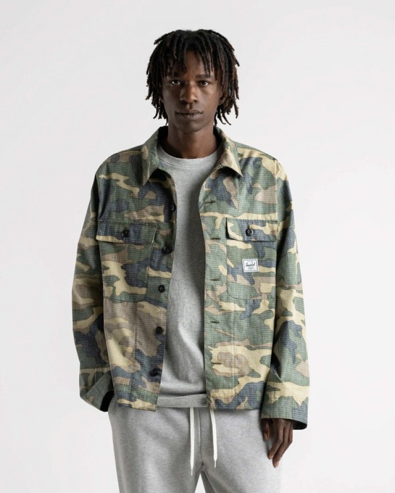 Camisas Herschel Camp Camufladas | LQRG06571