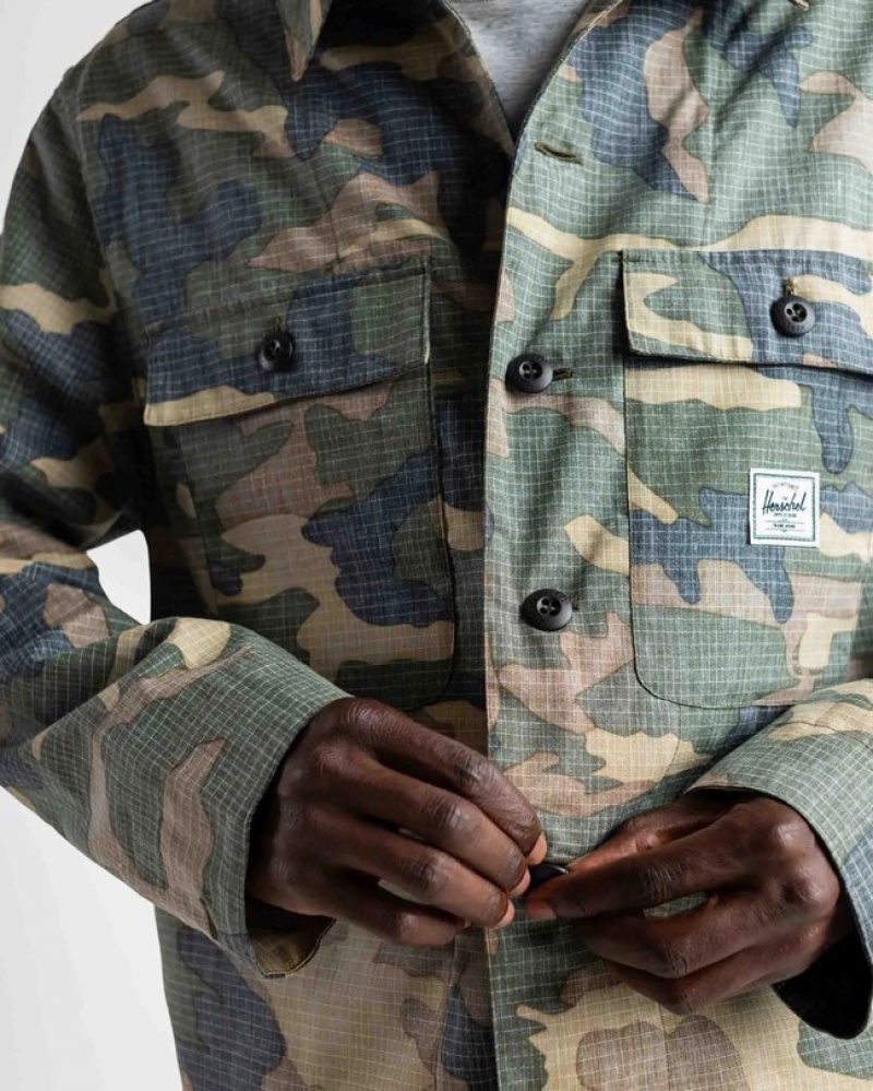 Camisas Herschel Camp Camufladas | LQRG06571