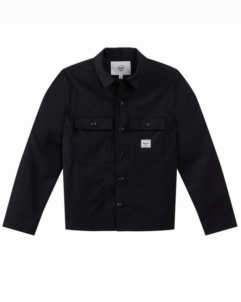 Camisas Herschel Camp Pretas | ZBFR81524