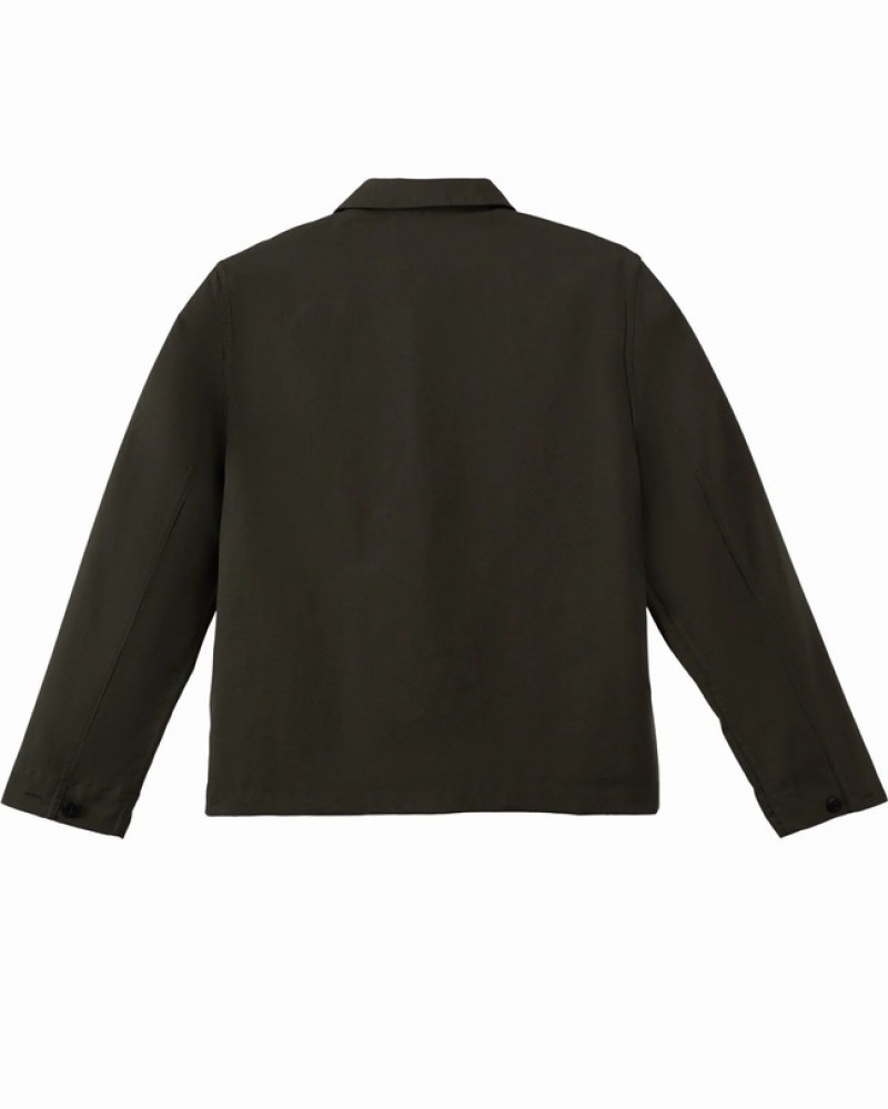 Camisas Herschel Camp Verde Oliva Escuro | BMKC83590