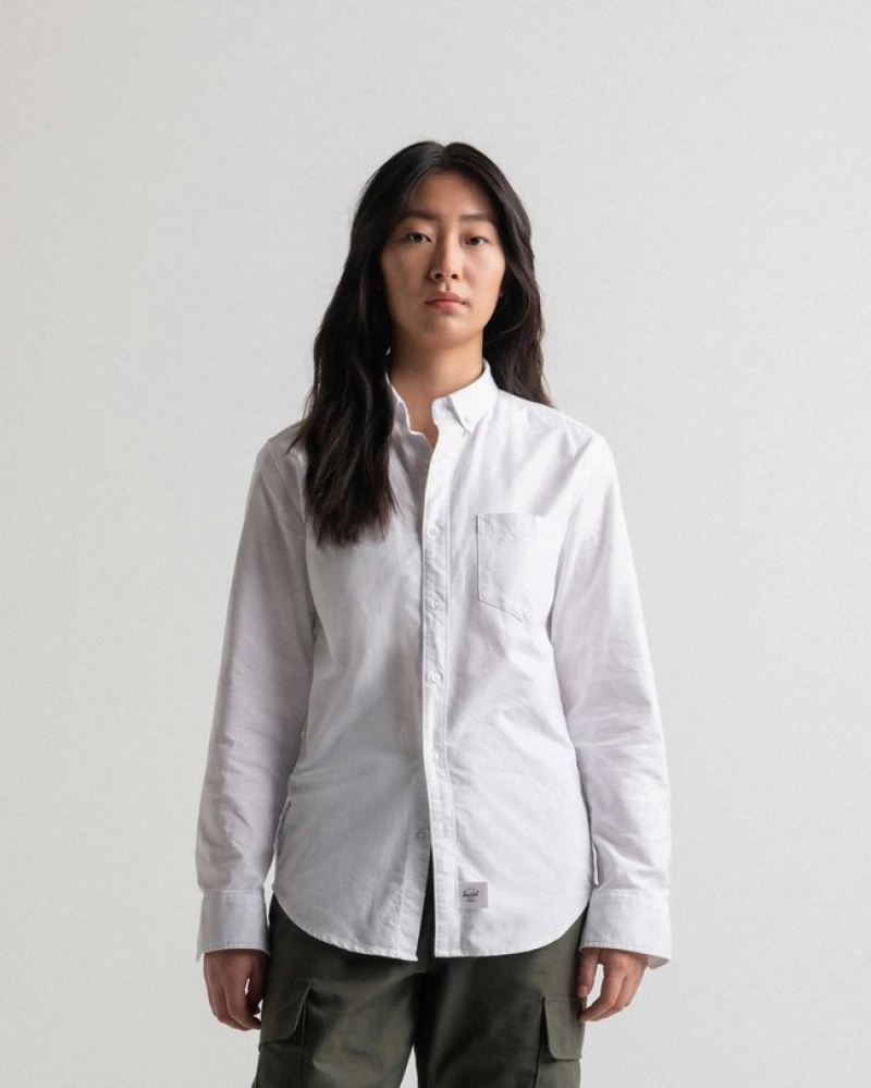 Camisas Herschel Oxford Branco | IJFS39768