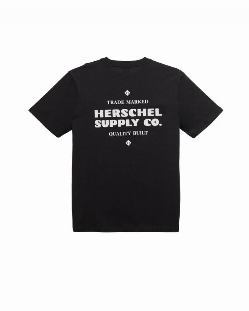 Camiseta Herschel Diamond/Ranch Pretas | GCDZ40962