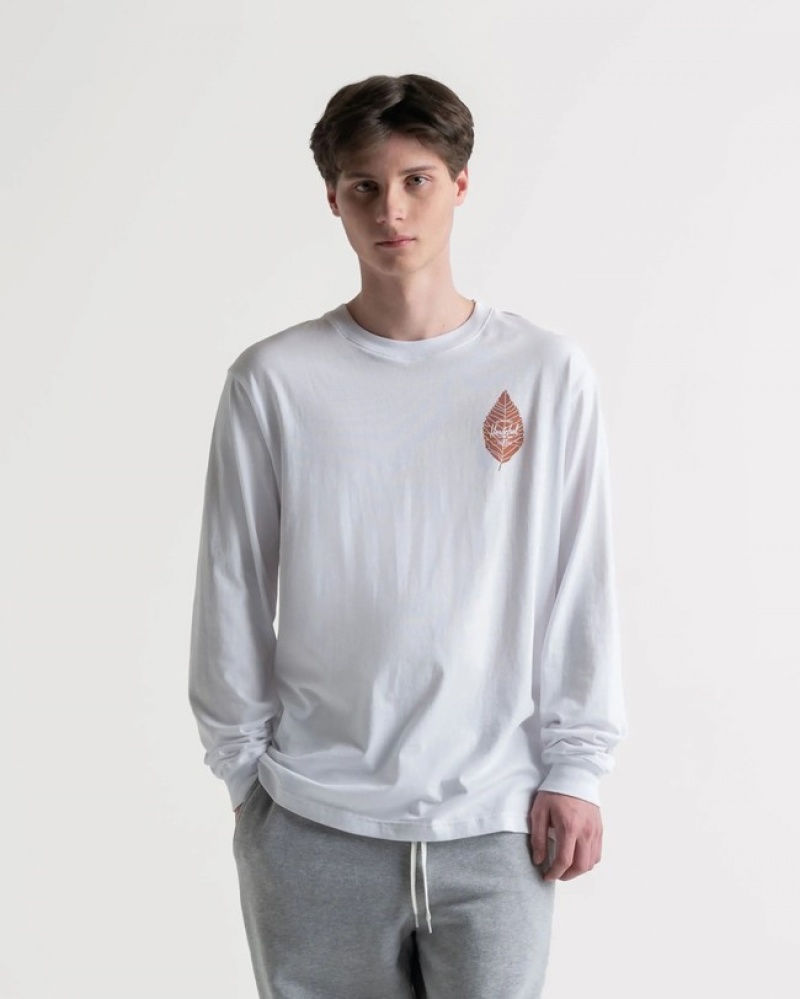 Camiseta Herschel LS Branco | XGIU53948