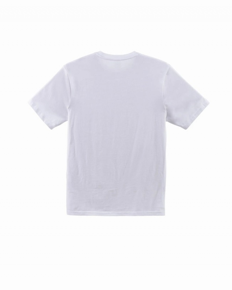 Camiseta Herschel Logo Branco Azul Marinho | AWUC76513