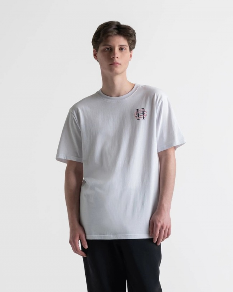 Camiseta Herschel Logo Branco | AIKF50296