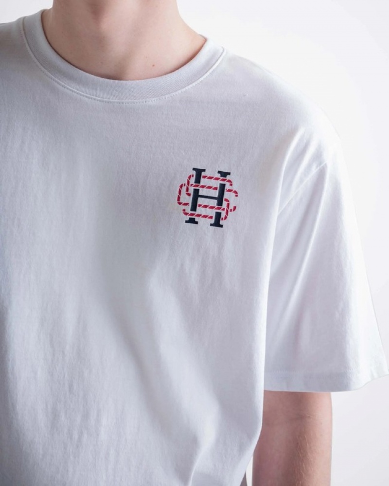 Camiseta Herschel Logo Branco | AIKF50296