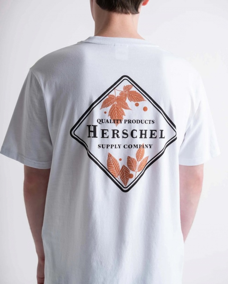 Camiseta Herschel Logo Branco | GYJO63580