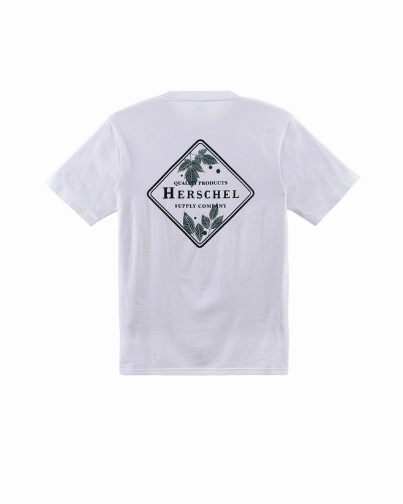 Camiseta Herschel Logo Branco | HEFG06158