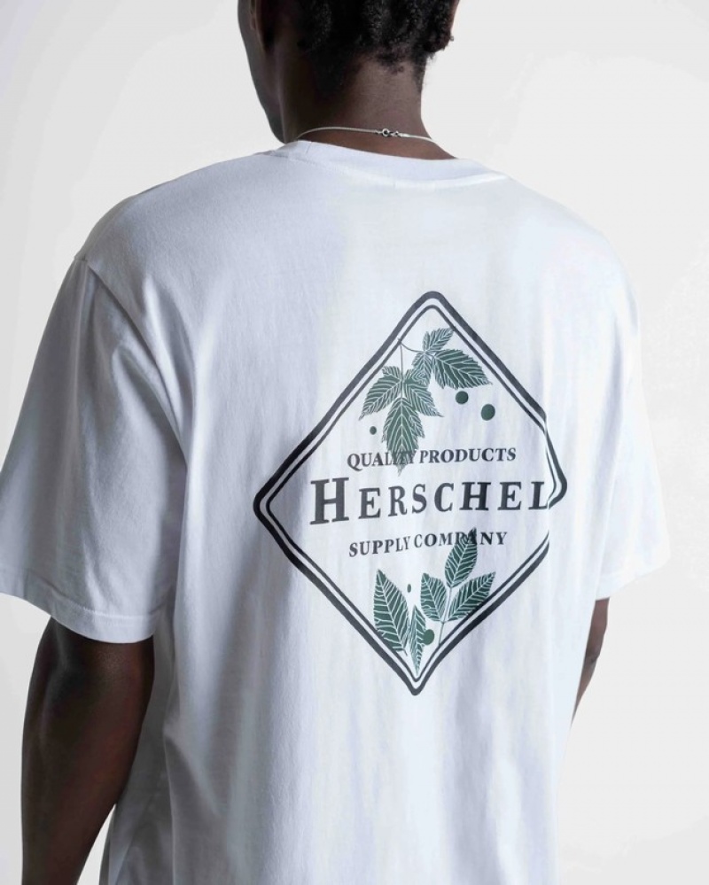 Camiseta Herschel Logo Branco | HEFG06158