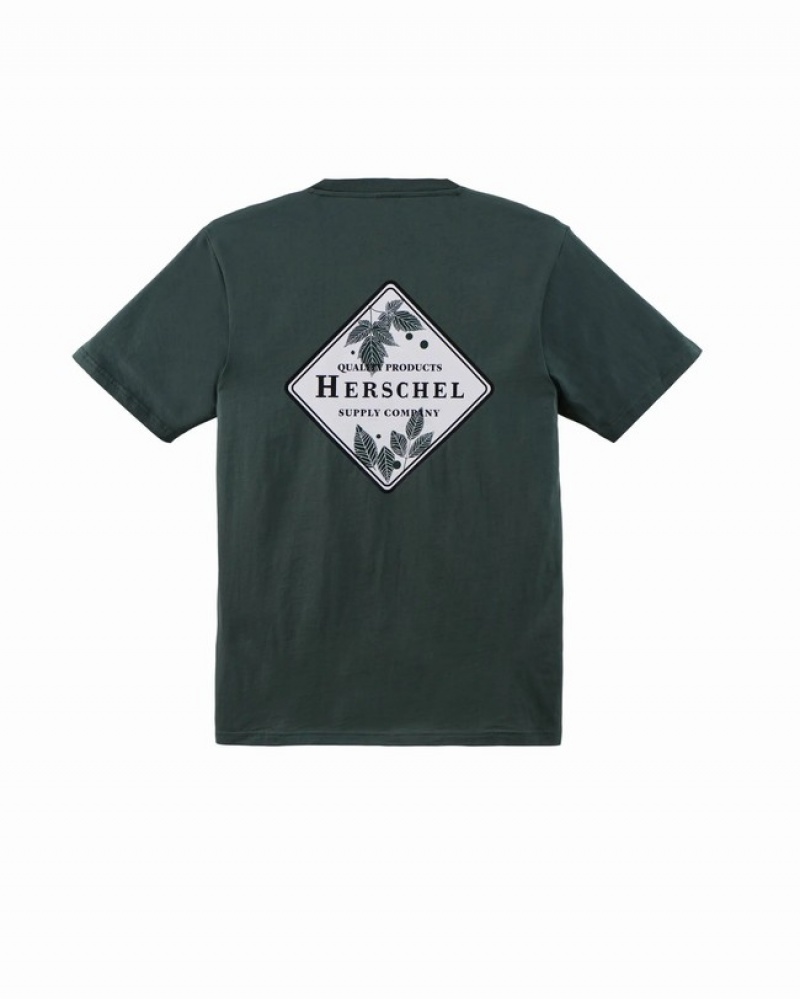 Camiseta Herschel Logo Branco | UMVL86591