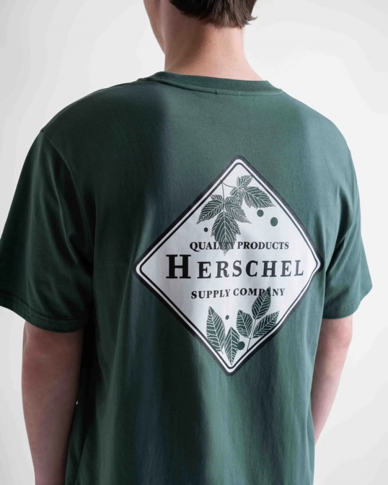 Camiseta Herschel Logo Branco | UMVL86591