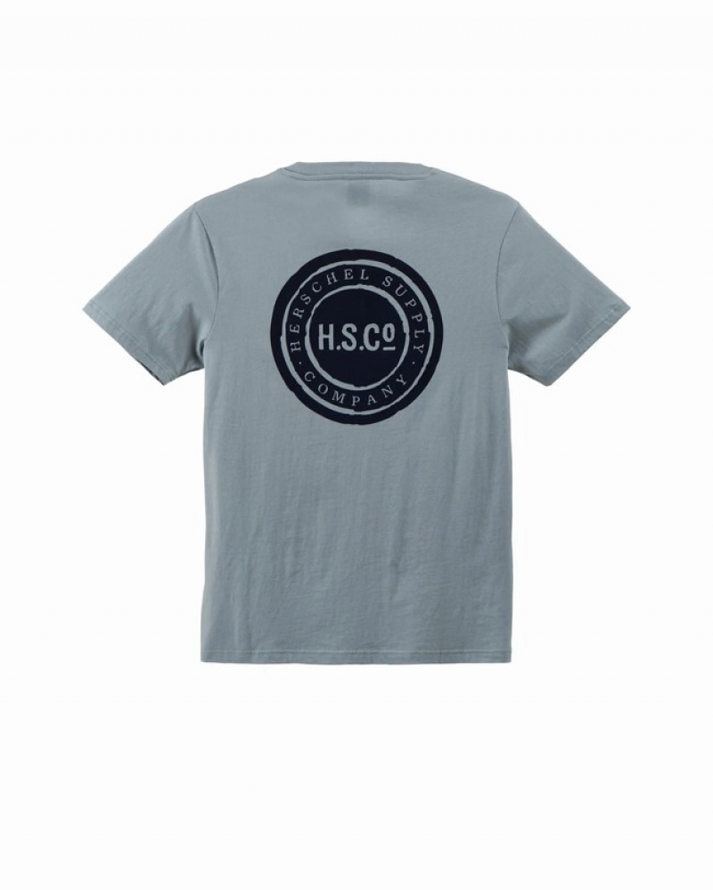 Camiseta Herschel Logo Cinzentas | ASTK17203