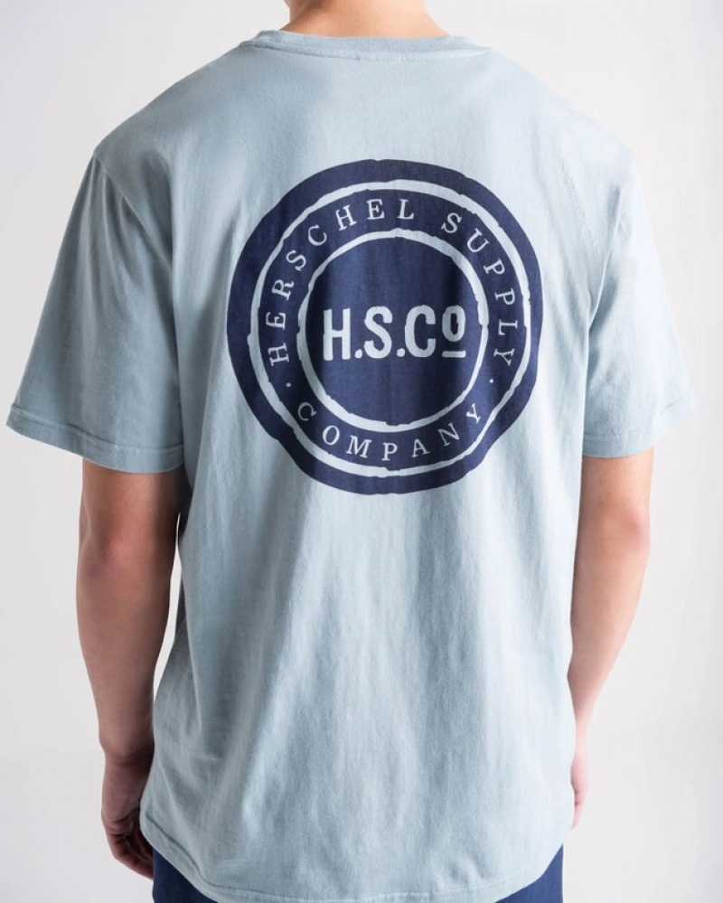 Camiseta Herschel Logo Cinzentas | ASTK17203